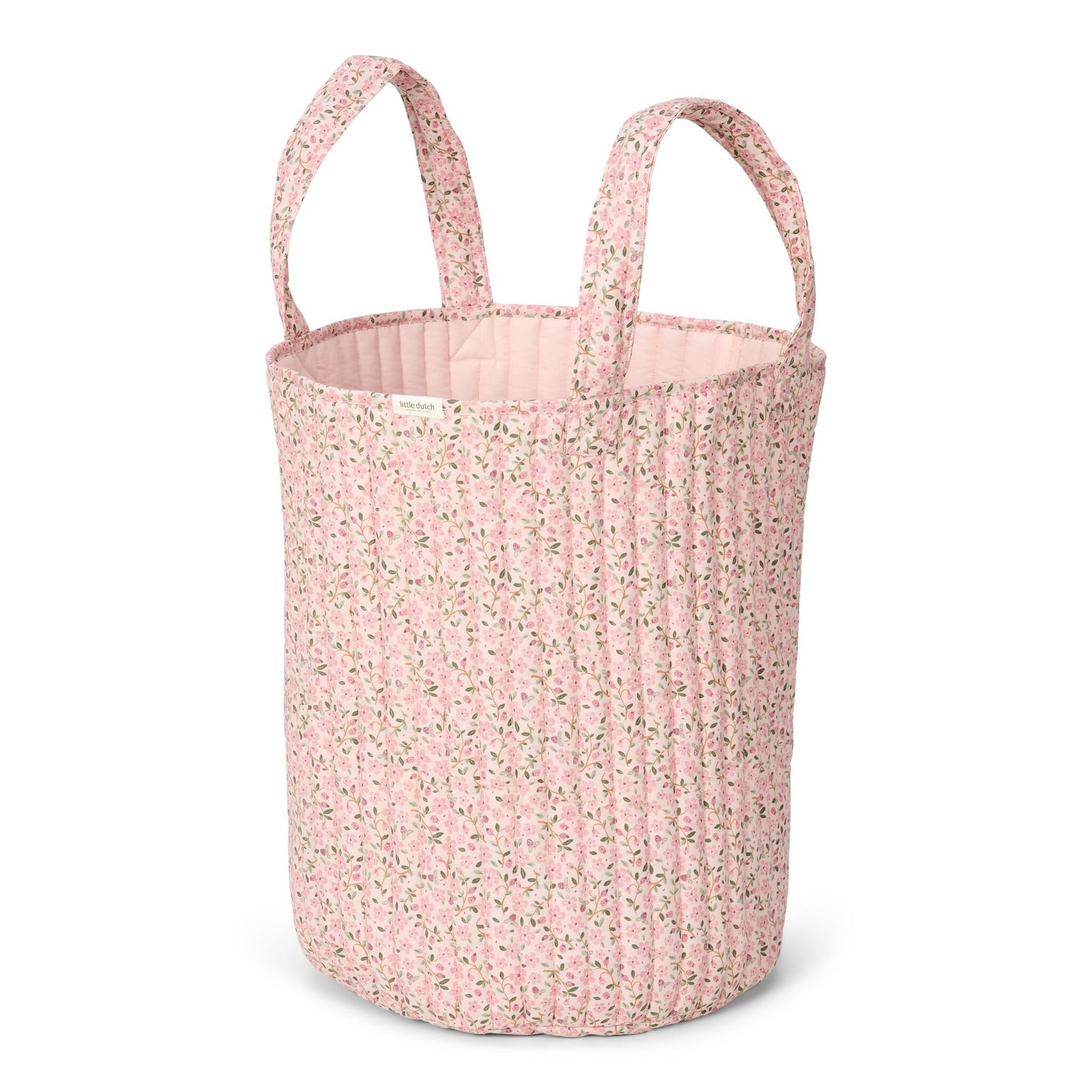Panier de rangement XL Fairy Floral rose de Little Dutch