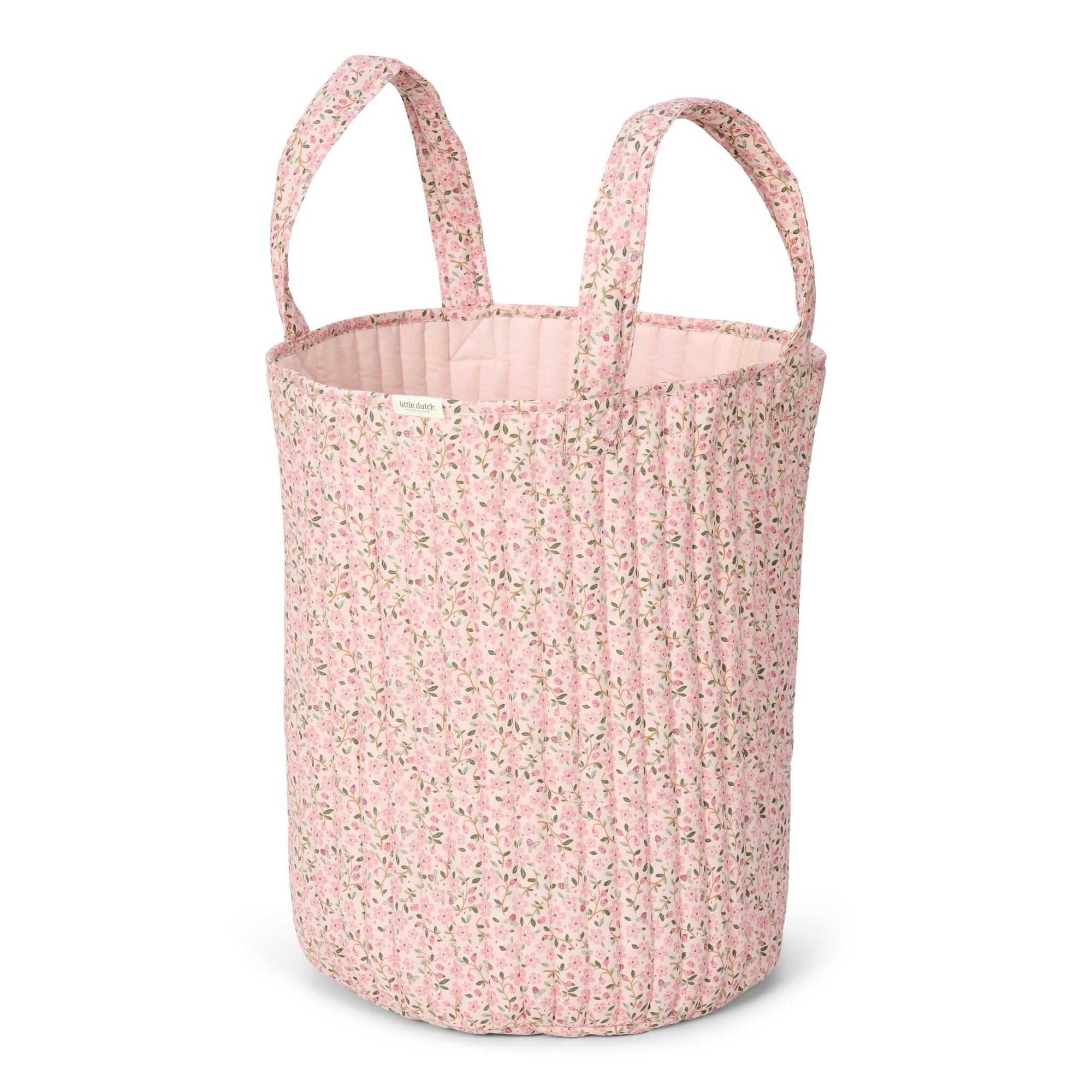 Panier de rangement XL Fairy Floral rose de Little Dutch