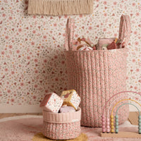 Panier de rangement XL Fairy Floral rose de Little Dutch – vue 2