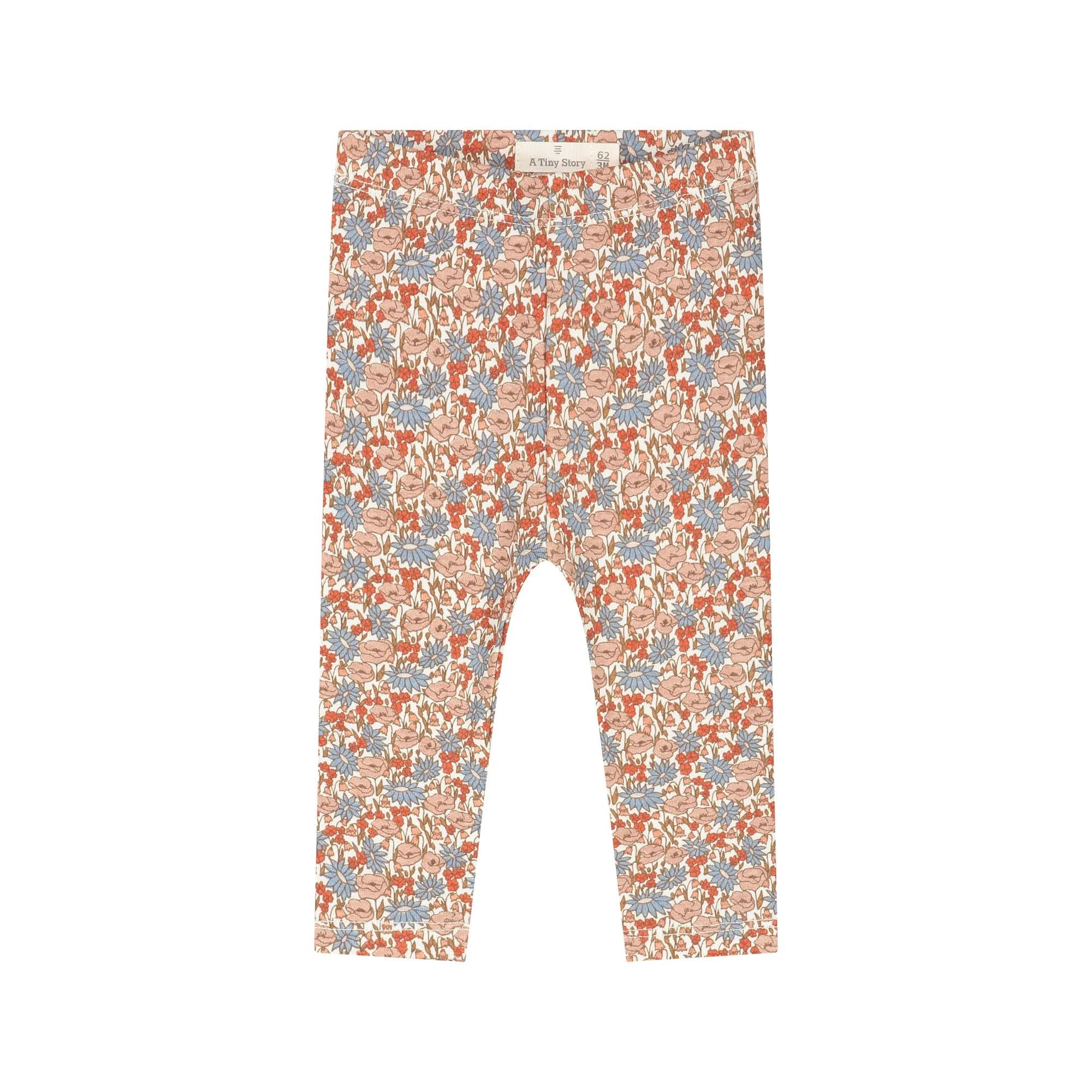 Pantalon bébé fleuri multicolore d’A Tiny Story