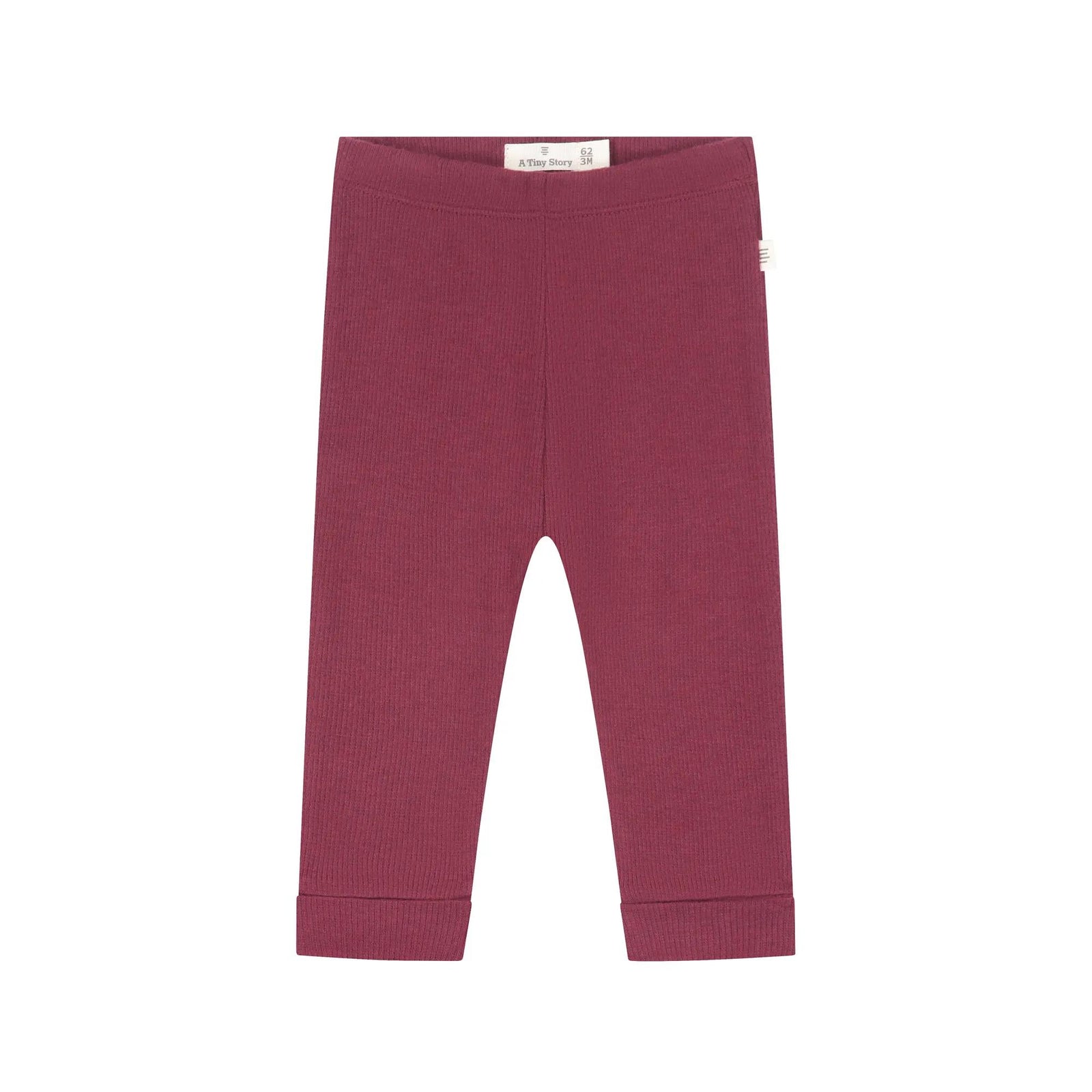 Pantalon bébé rouge foncé d’A Tiny Story