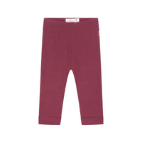 Pantalon bébé rouge foncé d’A Tiny Story