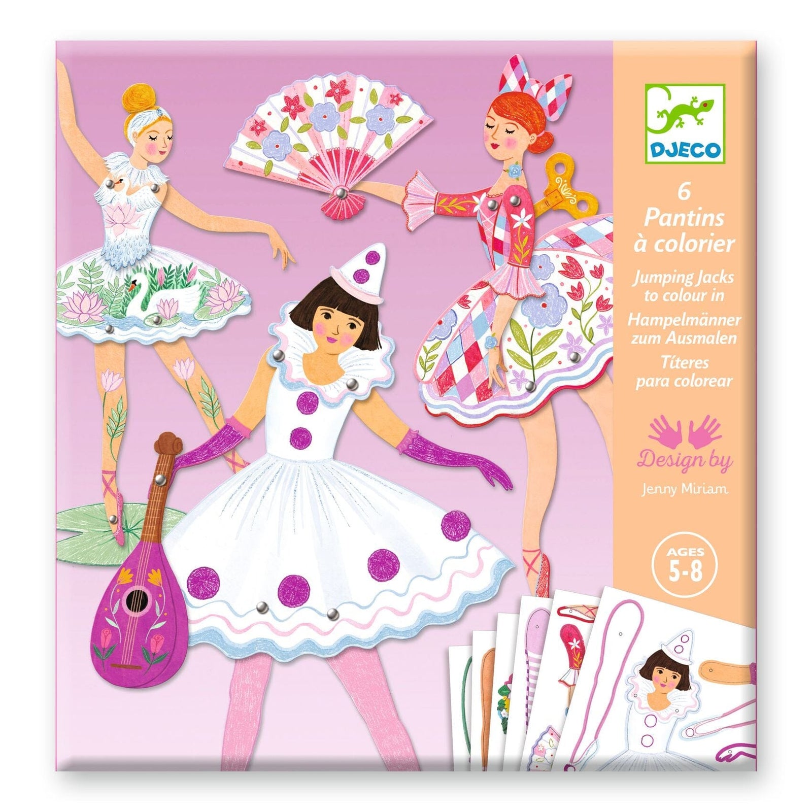 Pantins a créer Tutus - DJECO 