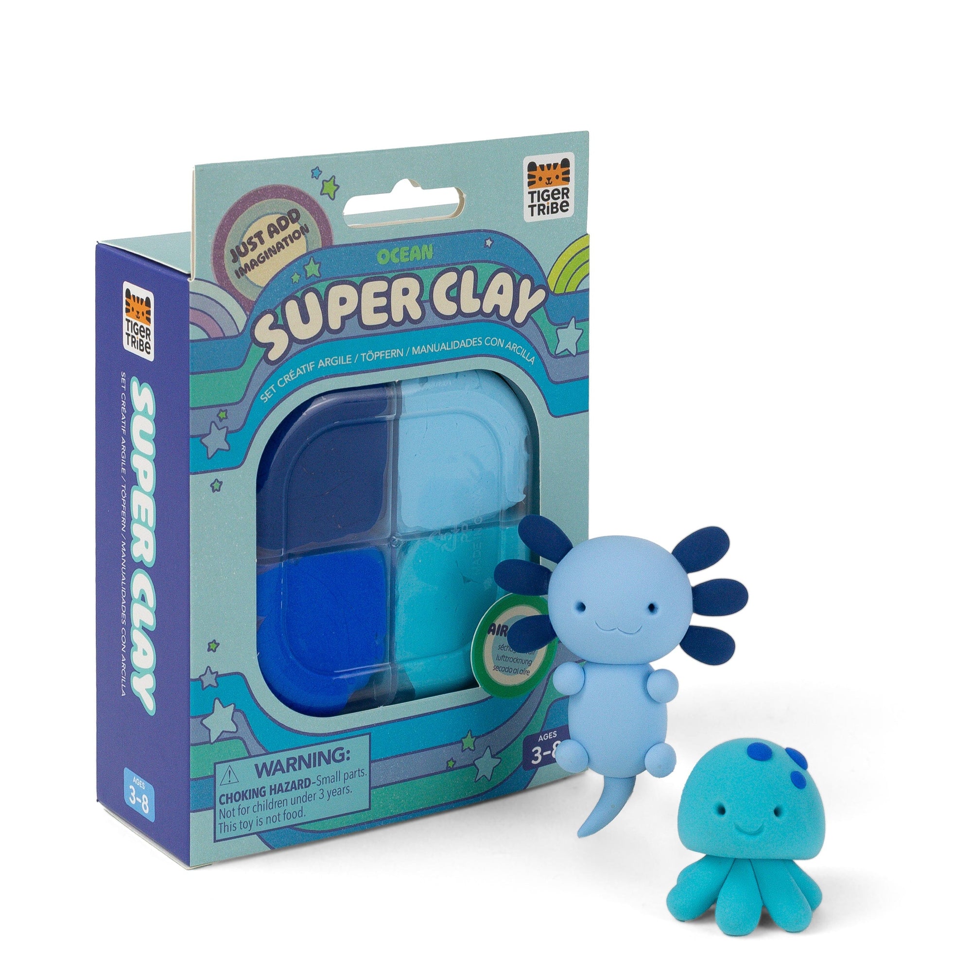 Pâte à modeler Super Clay Ocean de Tiger Tribe