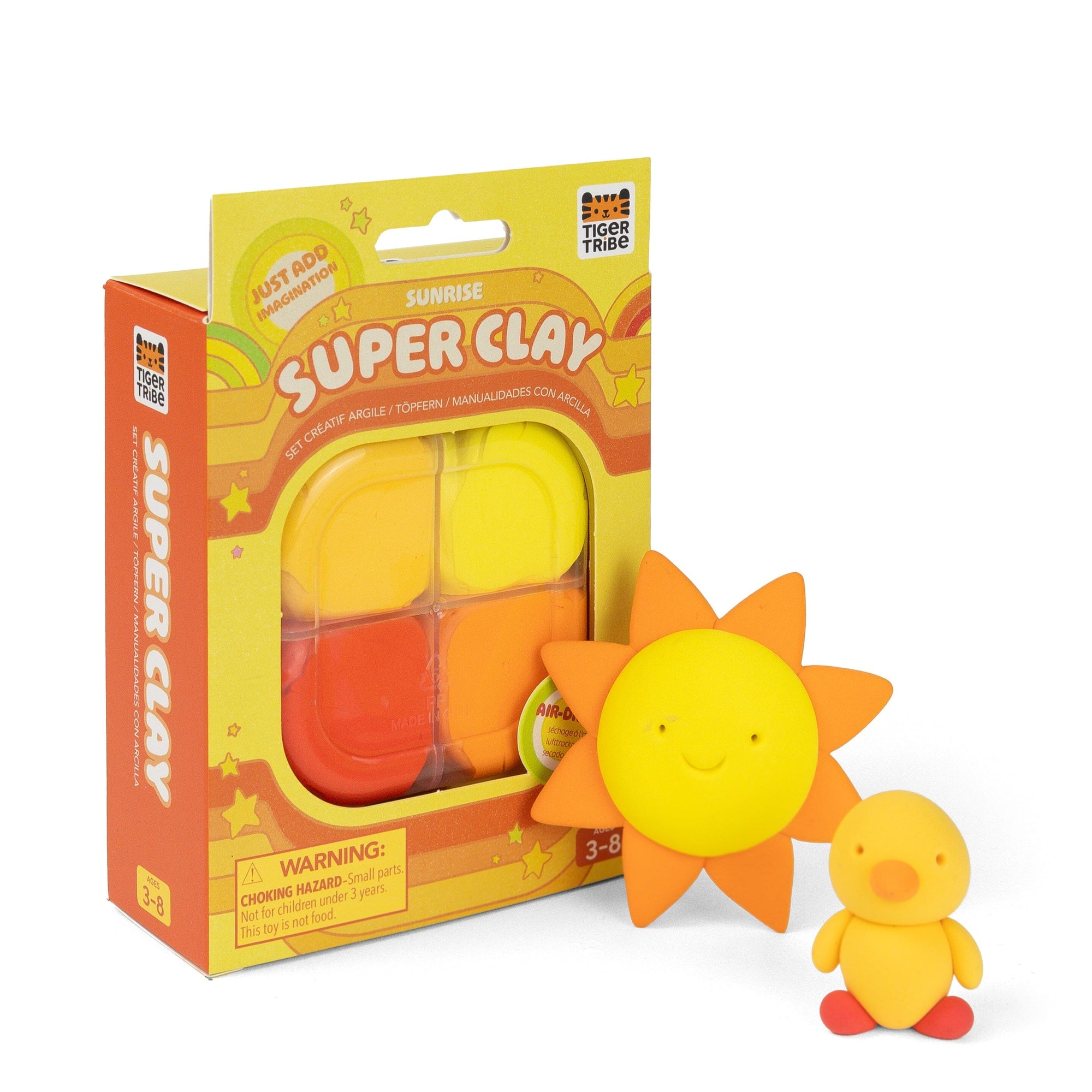 Pâte à modeler Super Clay Sunrise de Tiger Tribe