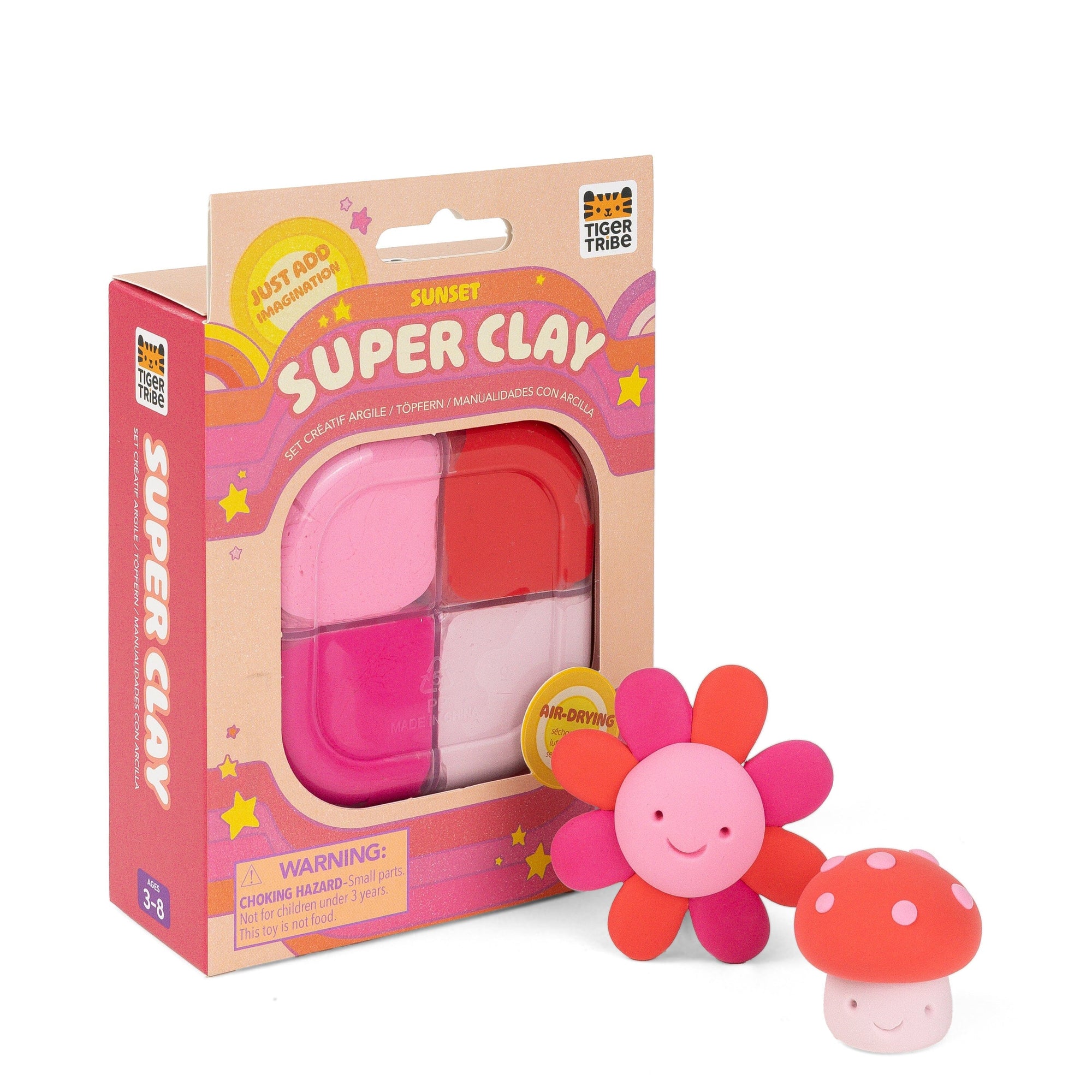 Pâte à modeler Super Clay Sunset de Tiger Tribe