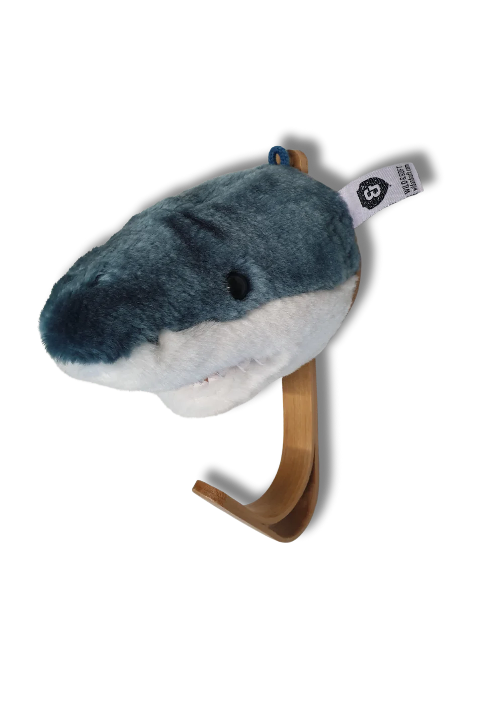 Patère peluche requin blue - Wild & Soft ws5072 5425023077504