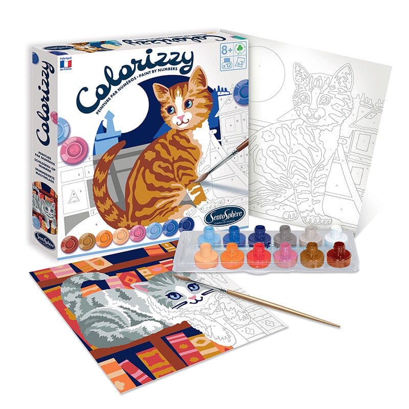 peintures par numéros Colorizzy Chats - SENTOSPHERE 4503 3373910045032