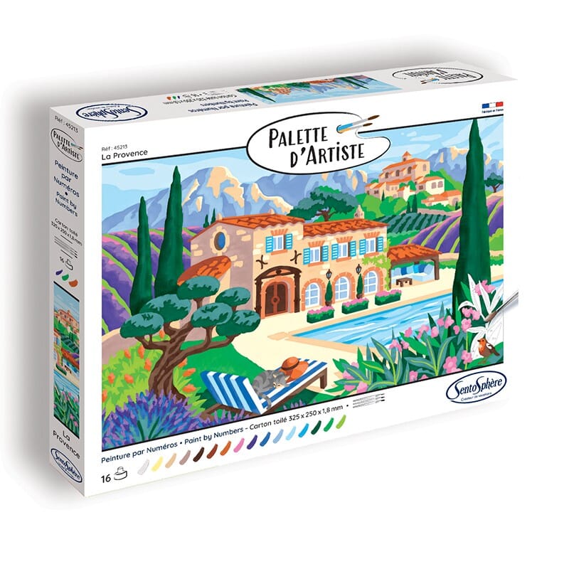 peintures par numéros la provence - SENTOSPHERE 45213 3373910452137