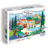 peintures par numéros la provence - SENTOSPHERE 45213 3373910452137