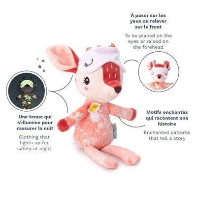 Peluche ami de la nuit Stella le faon - LILLIPUTIENS 83448 5414834834482