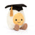 Peluche amuseable boiled egg graduation - JELLYCAT A6BEGR 670983153460