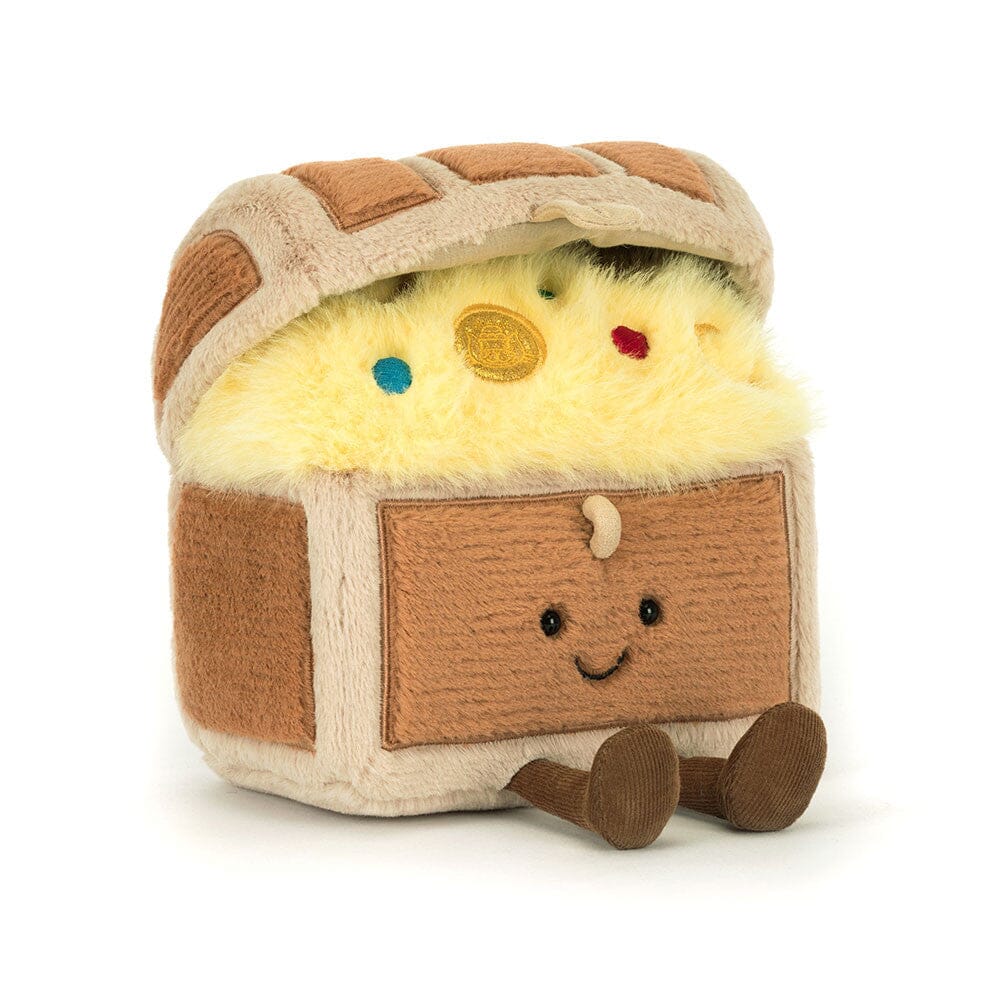 peluche amuseables treasure chest coffre au trésor - JELLYCAT A2TRES 670983161946