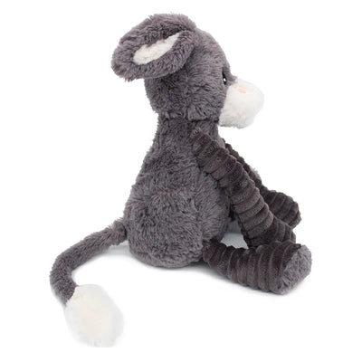 Peluche âne Poitou maman et son bébé gris Les Ptipotos - DEGLINGOS 76030 4895242702821
