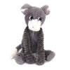 Peluche âne Poitou maman et son bébé gris Les Ptipotos - DEGLINGOS 76030 4895242702821