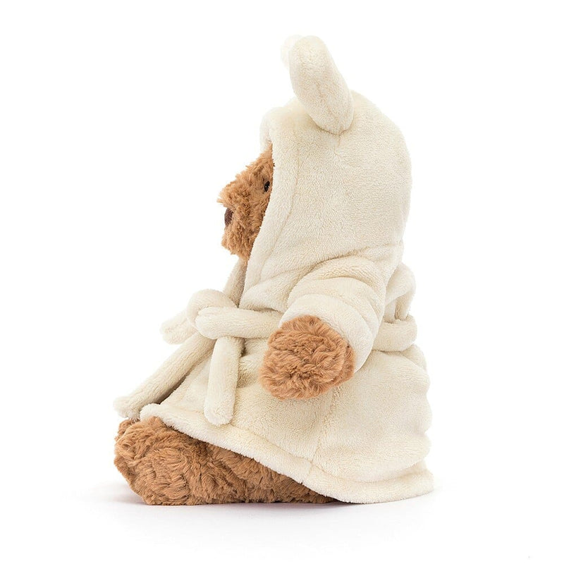 Peluche Bartholomew Bear avec peignoir - JELLYCAT BARM2BR 670983151091