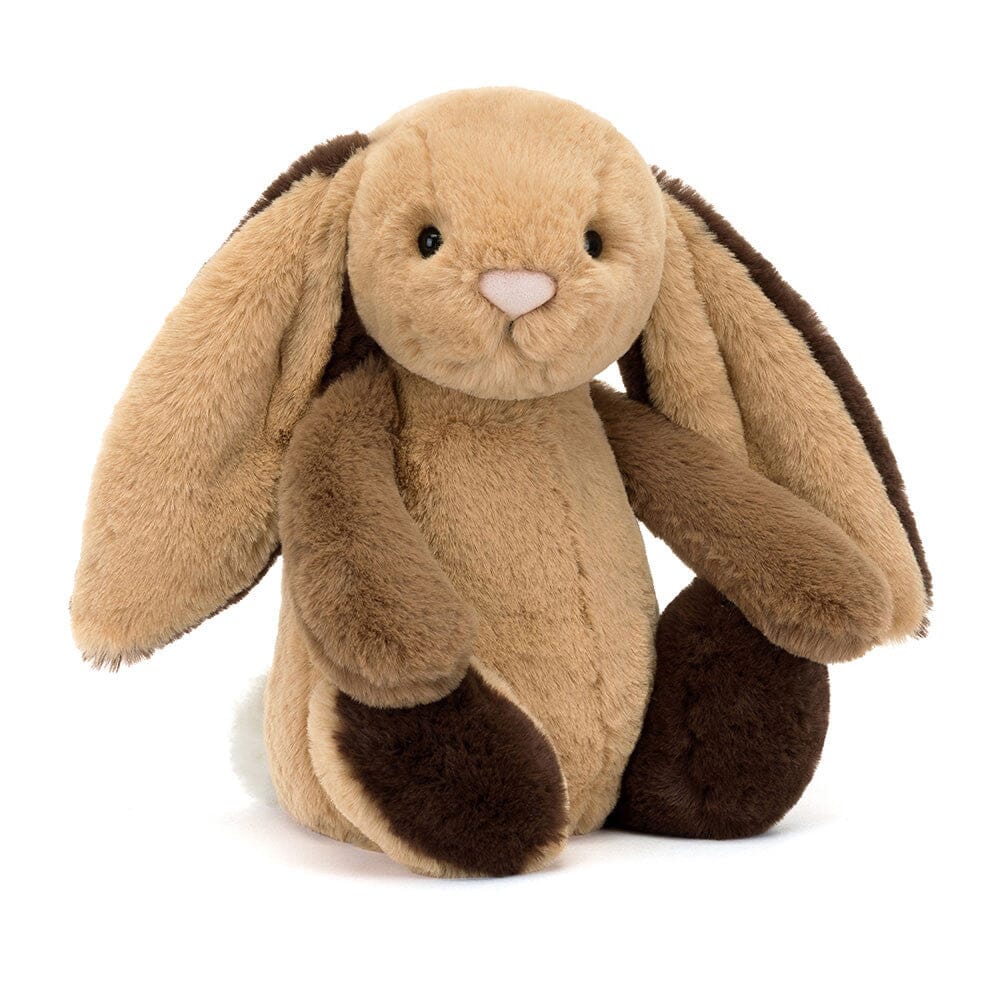 peluche Bashful Patchwork Brown Bunny Original - JELLYCAT BAS3PWB 670983159691