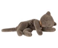 Peluche chaton endormi medium gris - MAILEG 16-5996-01 5707304149538