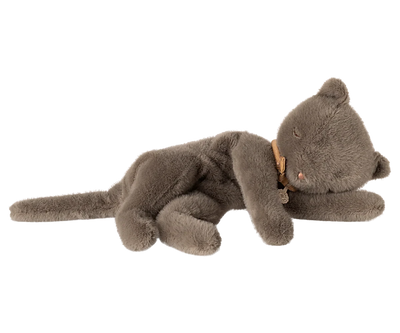 Peluche chaton endormi medium gris - MAILEG 16-5996-01 5707304149538