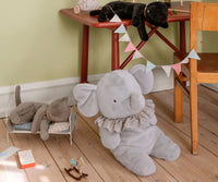 Peluche chaton endormi medium gris - MAILEG 16-5996-01 5707304149538