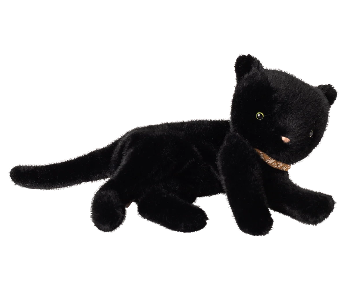 Peluche chaton endormi Medium Noir - MAILEG 16-5996-00 5707304149521