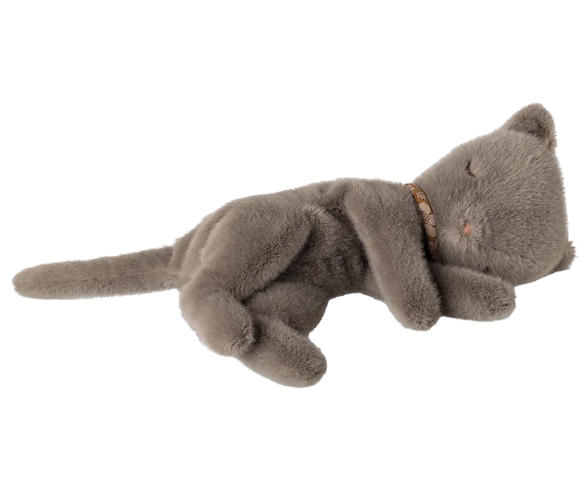 Peluche chaton endormi petit gris - MAILEG 16-6995-01 5707304150404