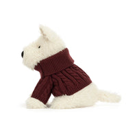 Peluche chien Munro Scottie Dog Winter Jumper – Jellycat