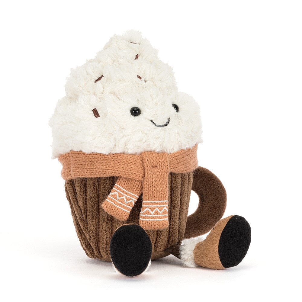 Peluche chocolat chaud Amuseables Scarffles Hot Chocolate de Jellycat