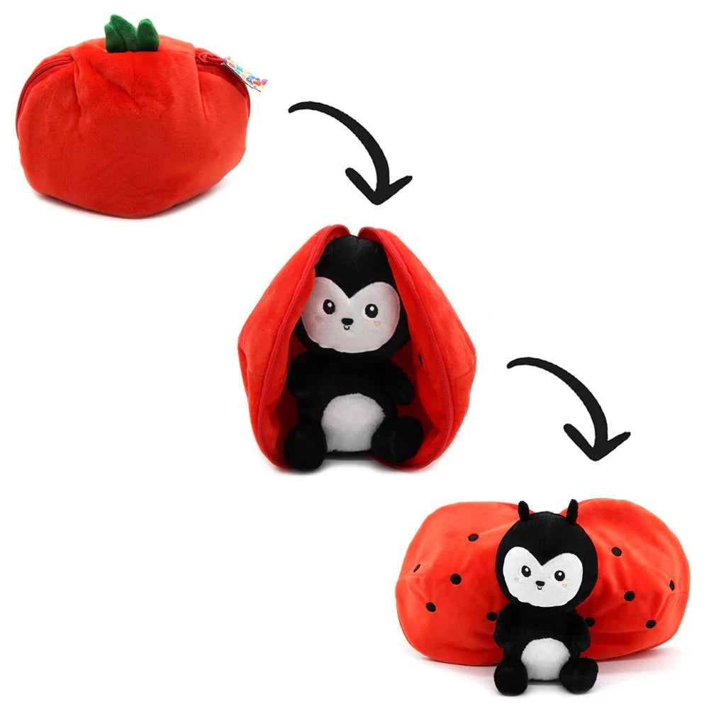 Peluche Comet la coccinelle/tomate Flipetz - deglingos 80105 4895242701275