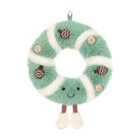 Peluche couronne de Noël Amuseables Pinecone Wreath de Jellycat – vue 4