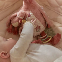 Peluche d'activités flamant rose - Newborn - LITTLE DUTCH