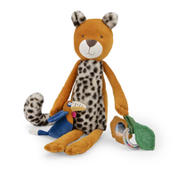 Peluche d'activités Grand léopard Taïgo - MOULIN ROTY 688076 3575676880760