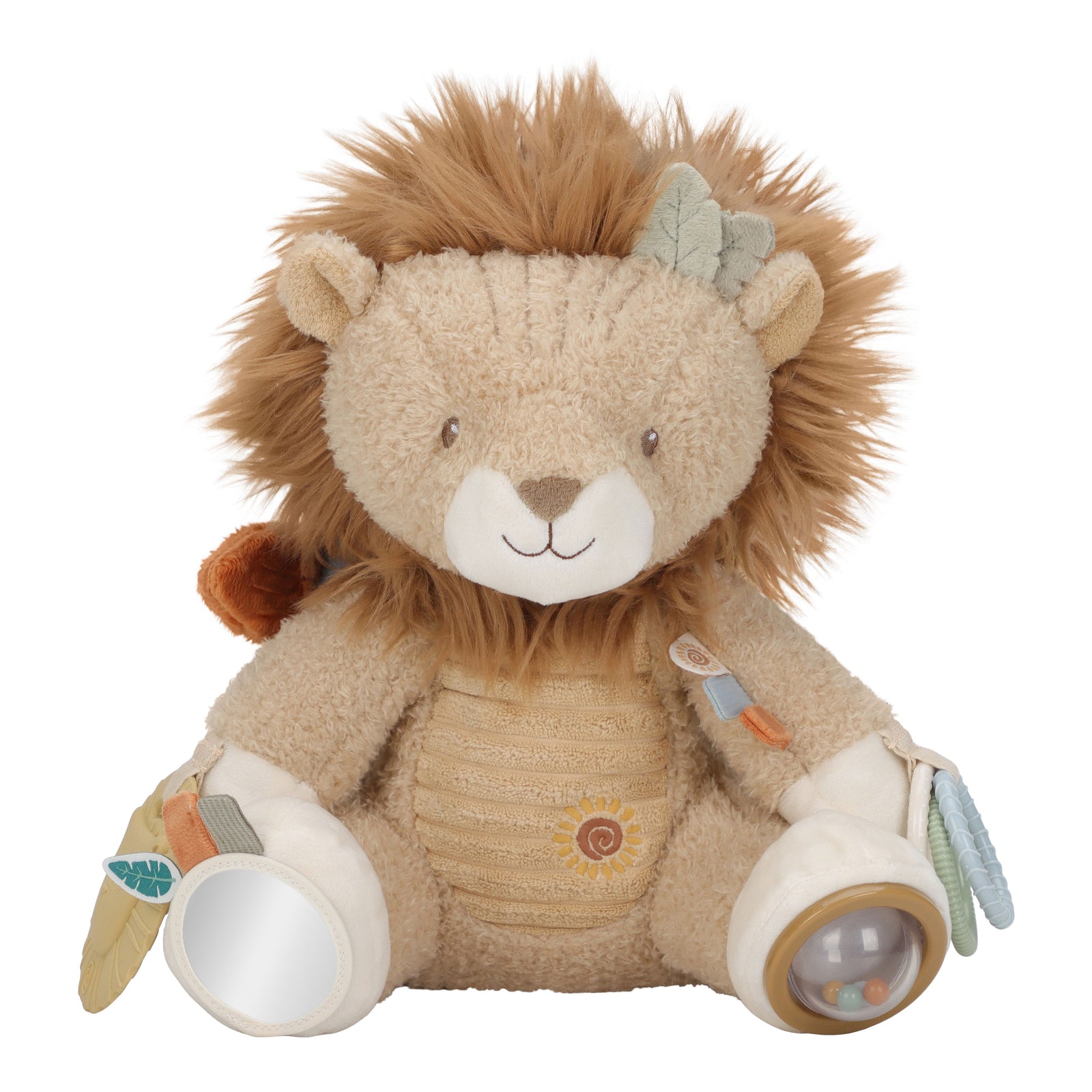 Peluche d'activités lion safari friends - LITTLE DUTCH 