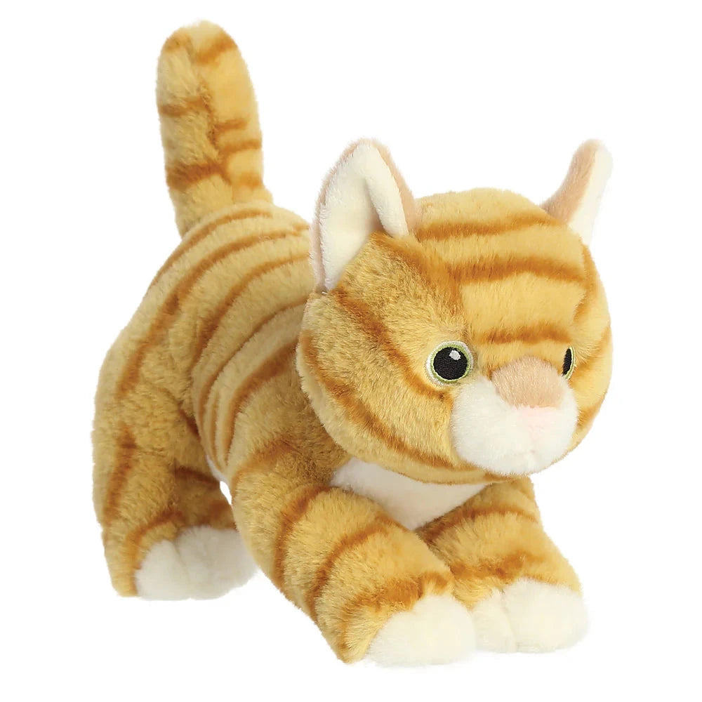 peluche eco nation chat tigré orange - AURORA 35048 5034566350489