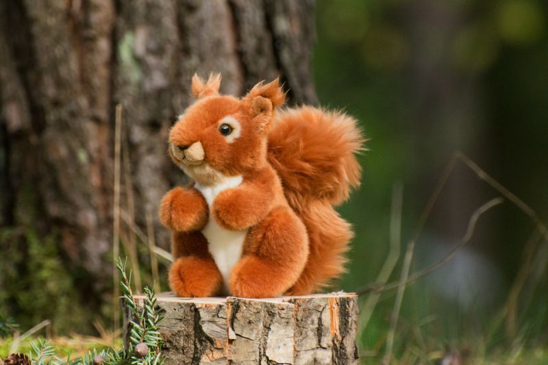 Peluche écureuil 14 cm Teddy Hermann