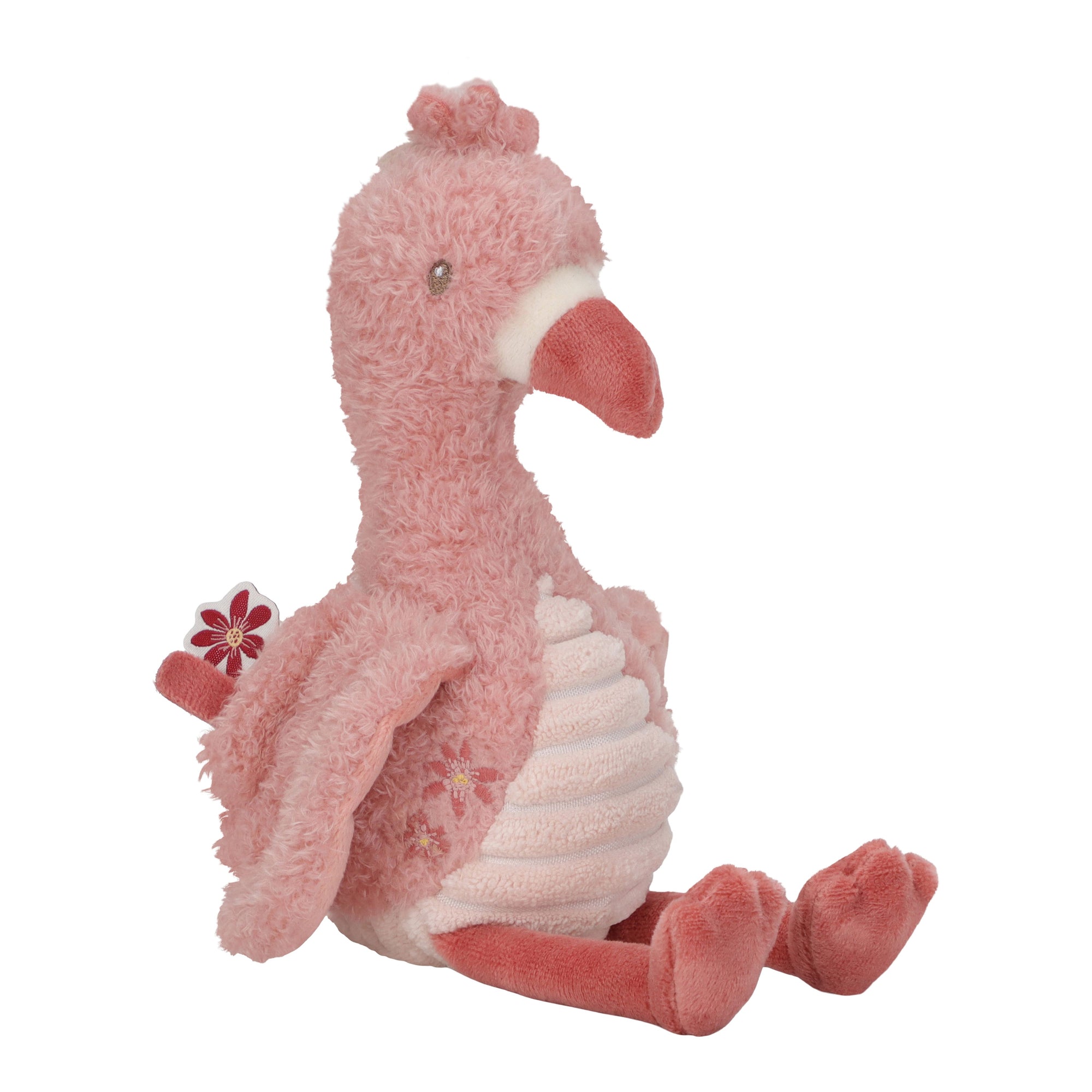 Peluche flamant rose 17 cm - LITTLE DUTCH