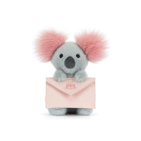 peluche koala with message - JELLYCAT MES6K 670983165784