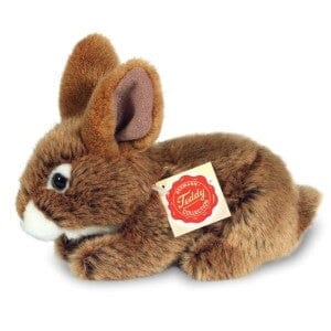peluche Lapin assis brun 19 cm - TEDDY HERMANN 93709 4004510937098
