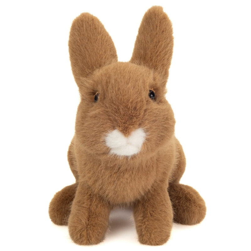 Peluche lapin assis brun 20 cm Teddy Hermann