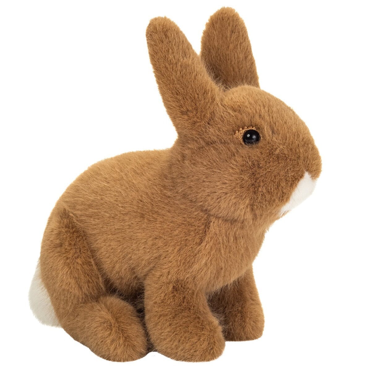 Peluche lapin assis brun 20 cm Teddy Hermann