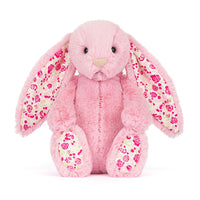 peluche lapin Blushkin Blossom Luxe Bunny - JELLYCAT BAS3ROSE 670983166941