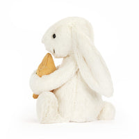 peluche lapin Cream Bunny with star - JELLYCAT