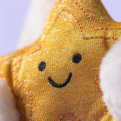 peluche lapin Cream Bunny with star - JELLYCAT
