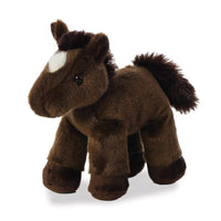 peluche mini flopsies chestnut cheval - AURORA 16486 5034566164864
