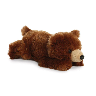peluche mini flopsies ours grizzly - AURORA 31740 5034566317406