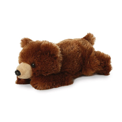 peluche mini flopsies ours grizzly - AURORA 31740 5034566317406