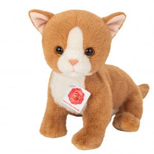peluche Petit Chat roux 24 cm - TEDDY HERMANN 91842 