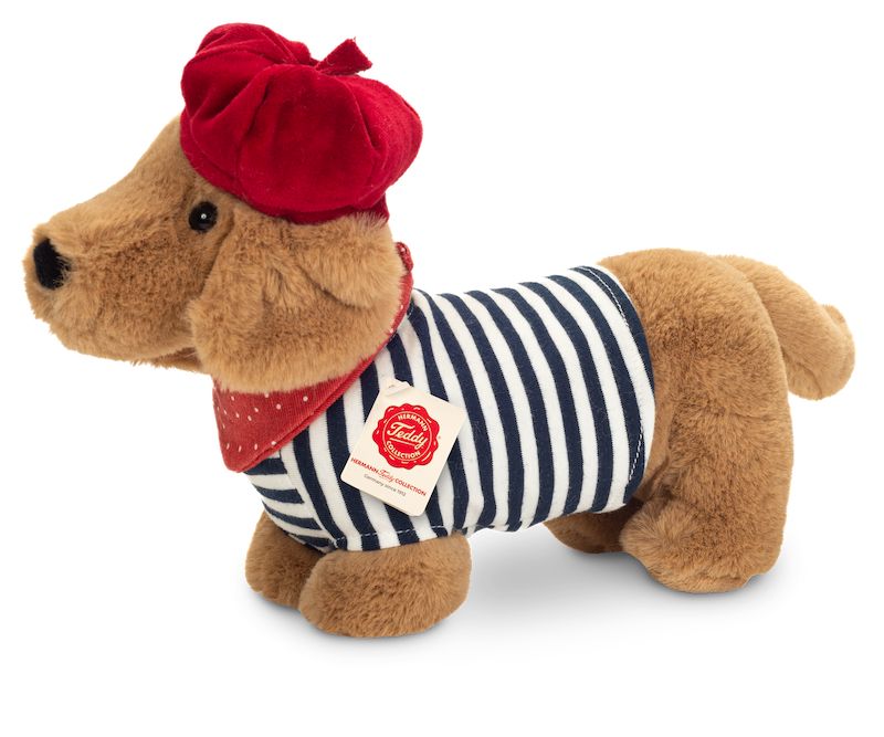Peluche teckel Claude 26 cm – Teddy Hermann