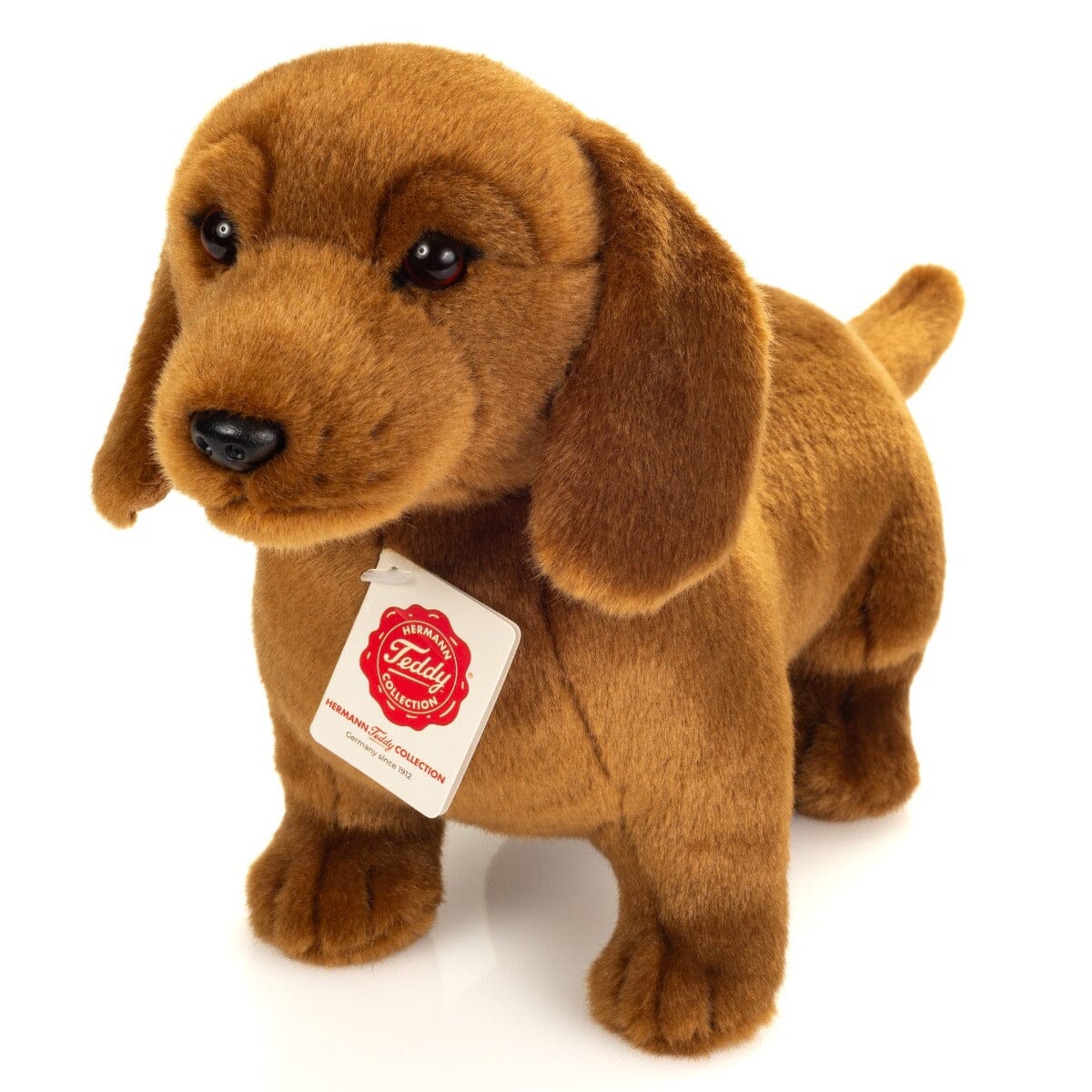 Peluche teckel debout 32 cm Teddy Hermann