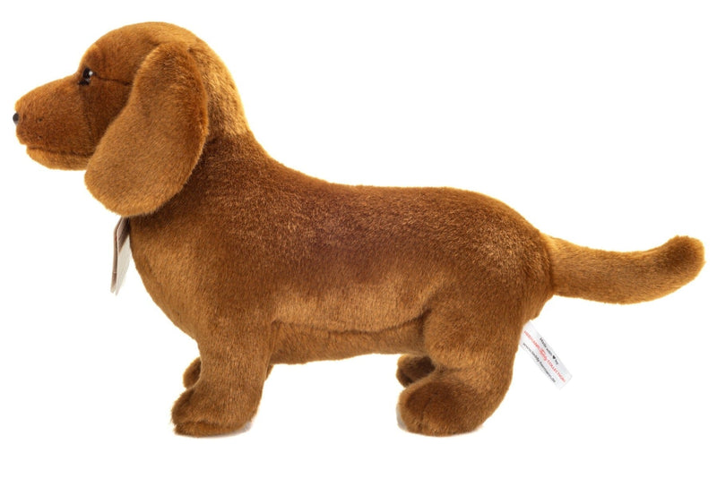 Peluche teckel debout 32 cm Teddy Hermann